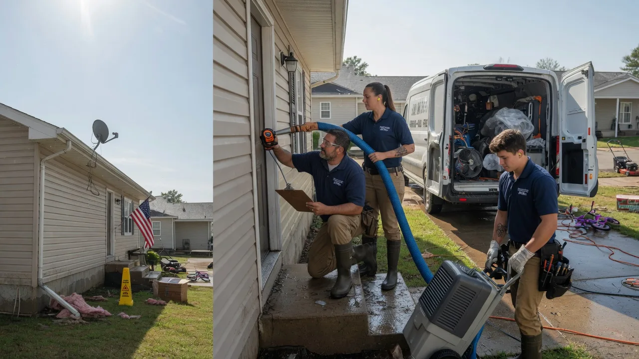 Ceiling Water Damage Restoration in Henrietta, NC near me